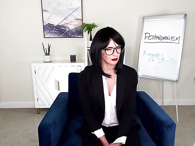 Allie Awesome - Double personality girl masturbating