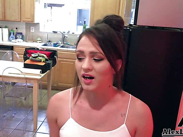 Alex Legend and Alex More POV sex and cum on belly in slow motion