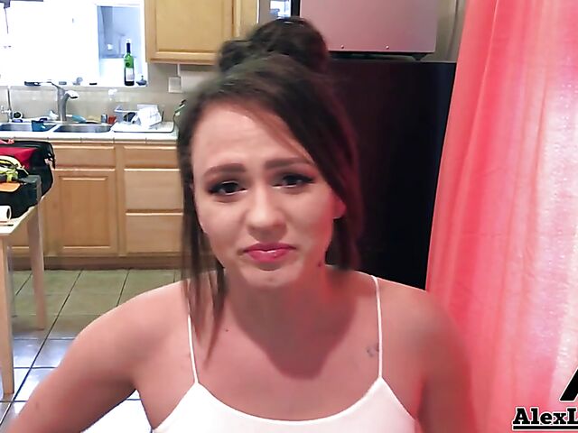 Alex Legend and Alex More POV sex and cum on belly in slow motion