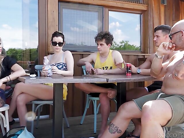 Group anal with Marica Chanel and Andreina Deluxe in Rocco Siffredi Academy