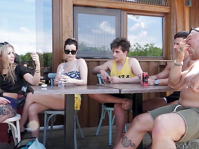 Group anal with Marica Chanel and Andreina Deluxe in Rocco Siffredi Academy