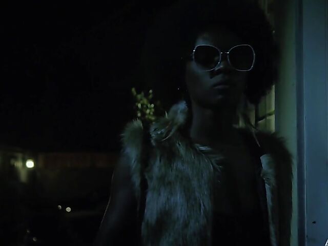 Ebony lesbians Misty Stone and Sizi Sev are horny in the night