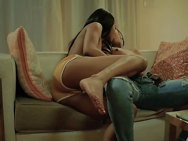 Ebony lesbians Misty Stone and Sizi Sev are horny in the night