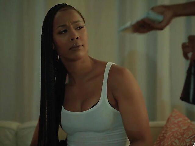 Ebony lesbians Misty Stone and Sizi Sev are horny in the night