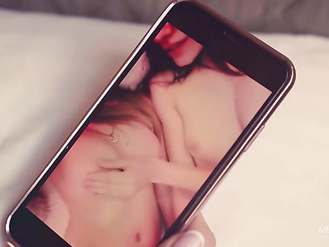 Bjorg Larson - Sleepy babe in lingerie solo fingering in the morning