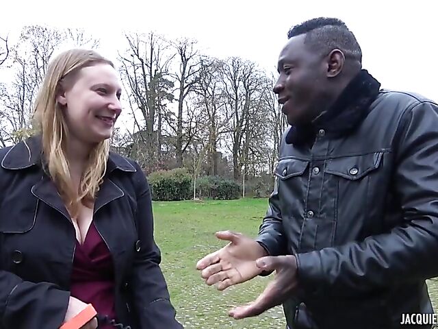 Interracial fishnet anal with busty Melodie