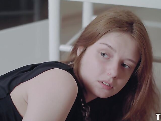 Submissive Sienna high heels masturbation