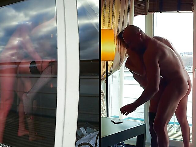 Mia Bandini - Hot couple anal with a view