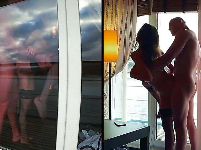 Mia Bandini - Hot couple anal with a view