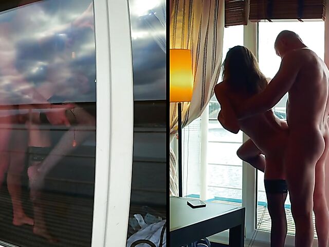 Mia Bandini - Hot couple anal with a view