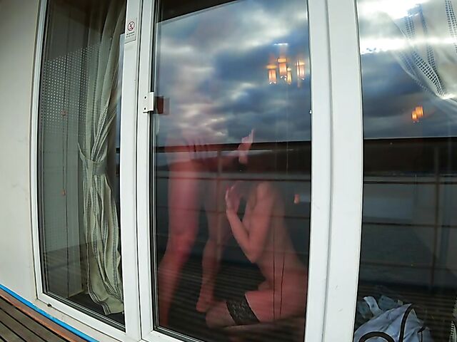 Mia Bandini - Hot couple anal with a view