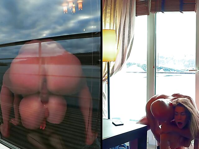 Mia Bandini - Hot couple anal with a view