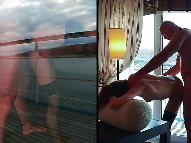 Mia Bandini - Hot couple anal with a view