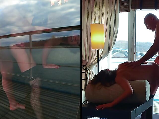 Mia Bandini - Hot couple anal with a view