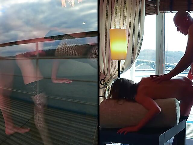 Mia Bandini - Hot couple anal with a view