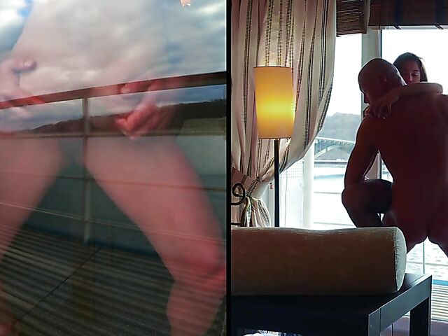 Mia Bandini - Hot couple anal with a view