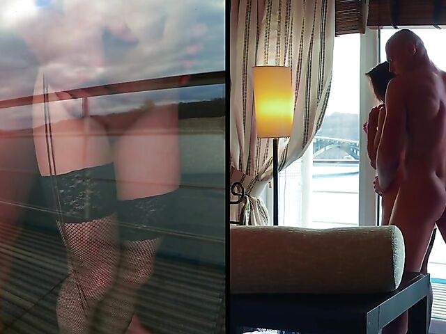 Mia Bandini - Hot couple anal with a view