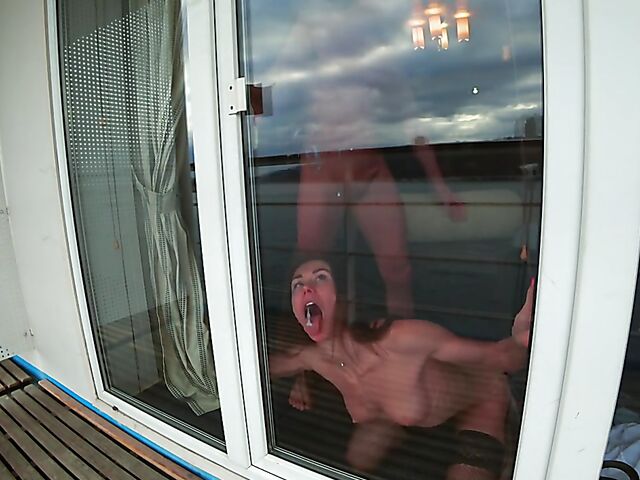 Mia Bandini - Hot couple anal with a view