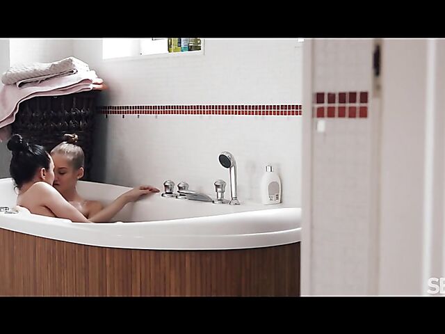 Alya Stark & Tiffany Tatum - Sensual lesbian love on Sunday