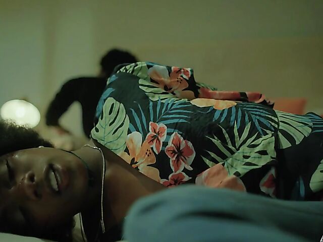 Lesbian ebony babes Kira Noir and Noemie Bilas are so horny