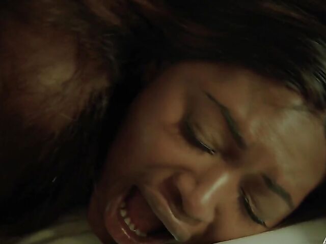 Lesbian ebony babes Kira Noir and Noemie Bilas are so horny