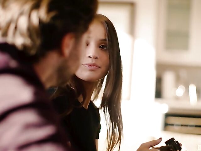 Sensual sex with beautiful photographer Liv Wild