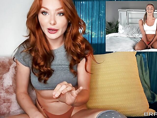 Lacy Lennon & Emma Hix - Girls masturbate together via video chat