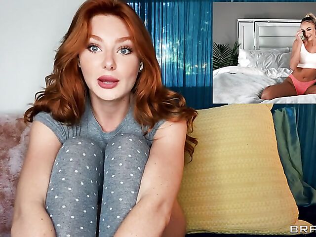 Lacy Lennon & Emma Hix - Girls masturbate together via video chat