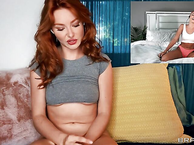 Lacy Lennon & Emma Hix - Girls masturbate together via video chat