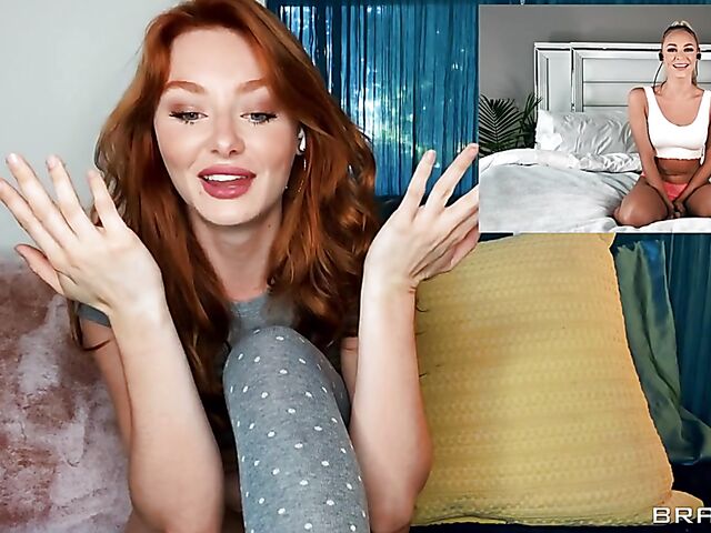 Lacy Lennon & Emma Hix - Girls masturbate together via video chat