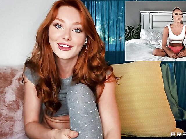 Lacy Lennon & Emma Hix - Girls masturbate together via video chat