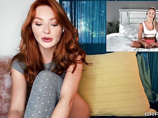 Lacy Lennon & Emma Hix - Girls masturbate together via video chat