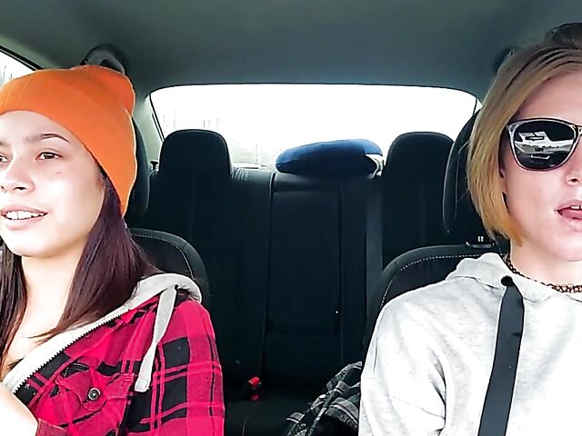 Katie Kush and AKGingersnaps Alaska road trip and lesbian sex