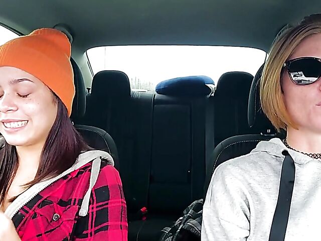 Katie Kush and AKGingersnaps Alaska road trip and lesbian sex