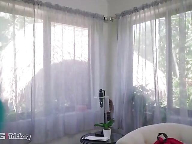 Big natural tits MILF Brooklyn Chase is horny and helps a boy