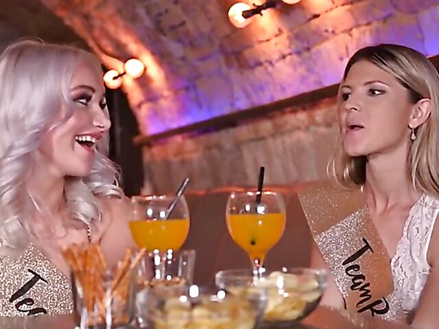 Interracial group sex party with Sasha Rose, Marilyn Sugar and Gina Gerson