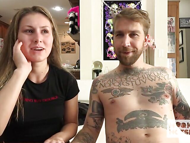 Paige Owens porn shoot with Bryan Gozzling behind the scenes