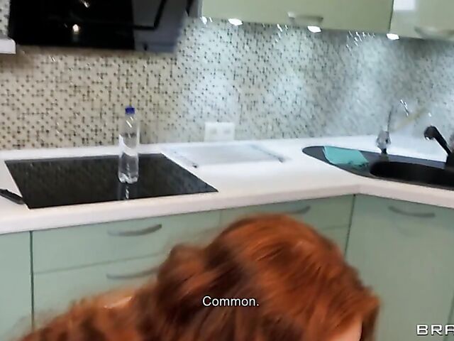 Big booty anal with four-eyed curvy redhead Yola Flimes