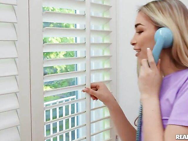 Horny girl Delilah Day has a good time with Alex Legend and love his fat cock