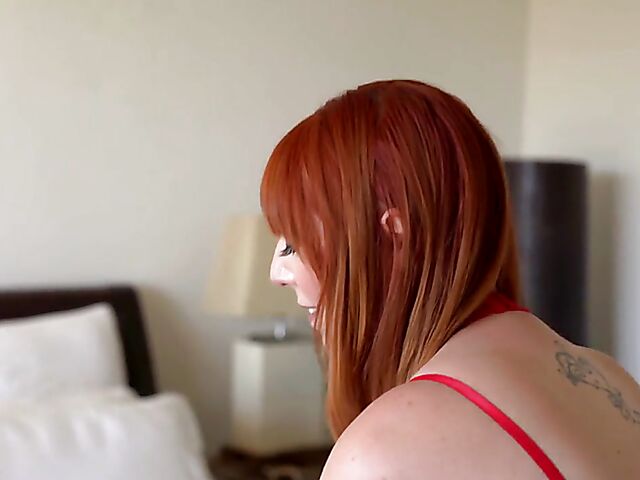 Perfect Christmas with big tits redhead MILF Lauren Phillips