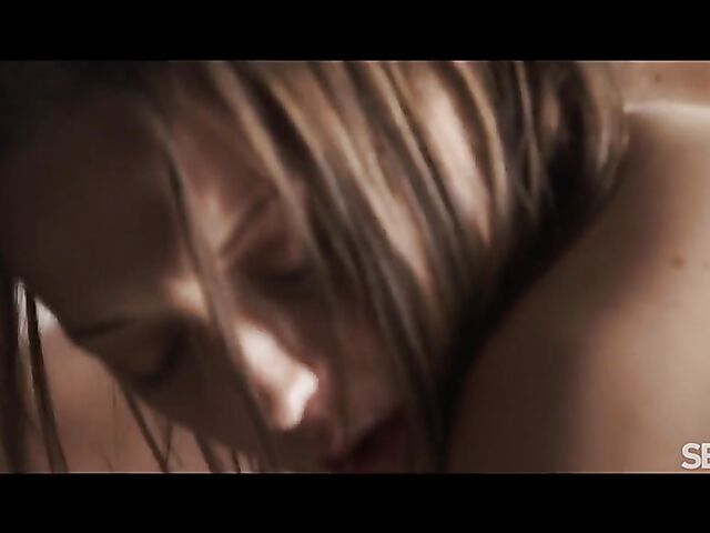 Sensual masturbation and passionate sex in bed with Isabela De Laa and Angelo Godshack