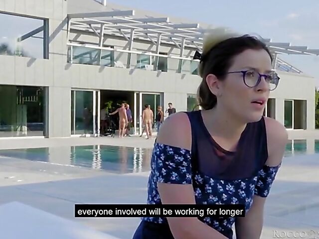 Big gangbang orgy in Rocco Siffredi Academy with Malena, Megan Inky and Joanna Bujoli