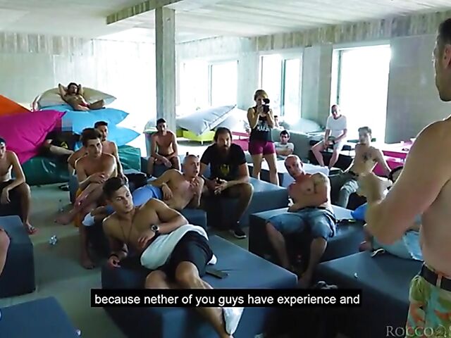 Big gangbang orgy in Rocco Siffredi Academy with Malena, Megan Inky and Joanna Bujoli