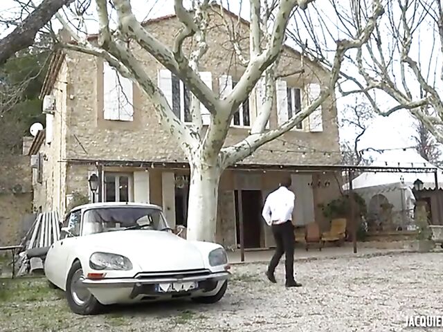 Wet bombshell with fake tits Joanna gets ass fucked after shower