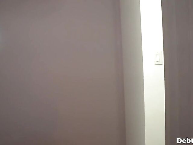 Liz Jordan - POV teen brunette Liz Jordan pays debt with her pussy