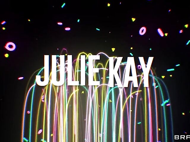 After party white on ebony FFM 3some in the bathroom with Julie Kay and Nyna Stax