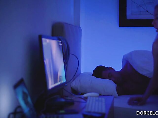 Kinky sex slave threesome with submissive Anastasia Brokelyn and mistress Marica Chanelle