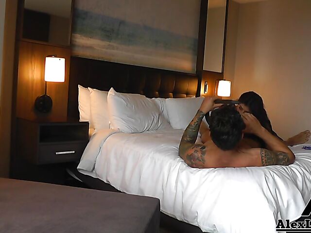 Behind the scenes fuck with Alex Legend and Gabby Quinteros filming it POV