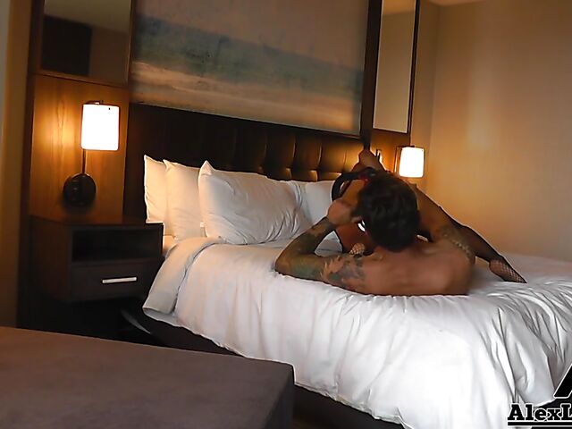 Behind the scenes fuck with Alex Legend and Gabby Quinteros filming it POV