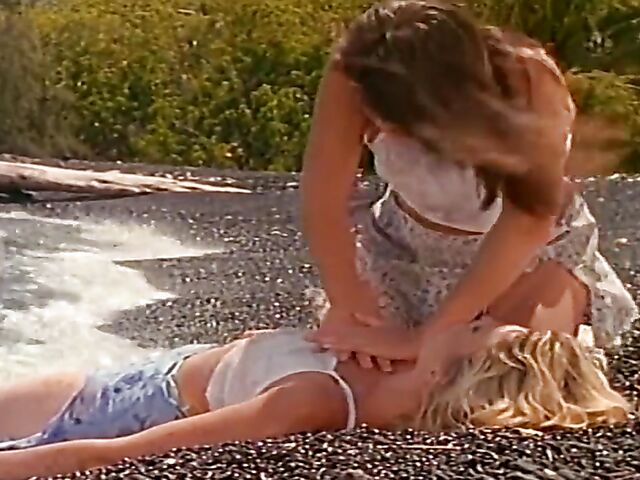 Wild outdoor sex with Stephanie Swift, Alexandra Silk and Deva Station in Shipwreck (1998)